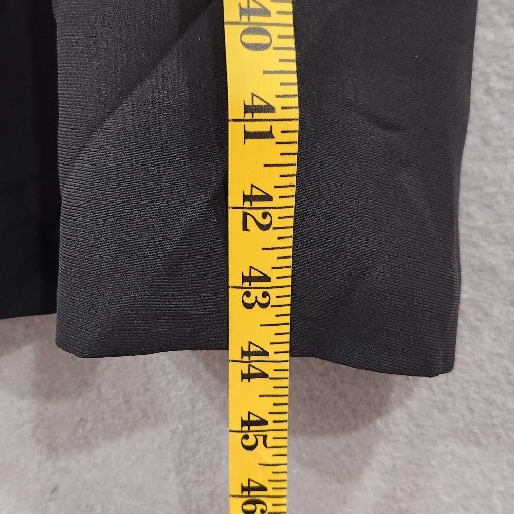 Vintage Y2K Talbots Midi Dress Black Career LBD Little Black Dress 14 Lined - Picture 9 of 12